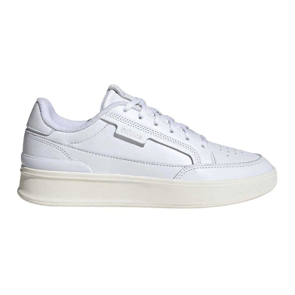 Adidas Womens/Ladies Aspyre Perforated Leather Running Shoes / White/Silver